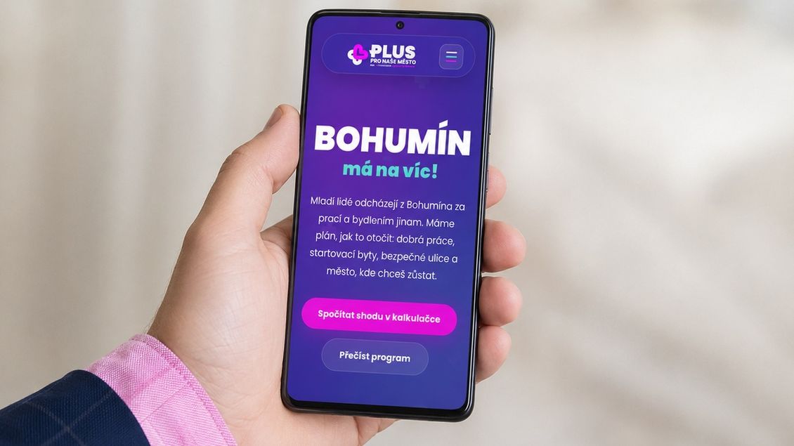 Zahrajte si hru nebo vyplňte volební kalkulačku. PLUS spustilo nový web pro Bohumín - Médium.cz